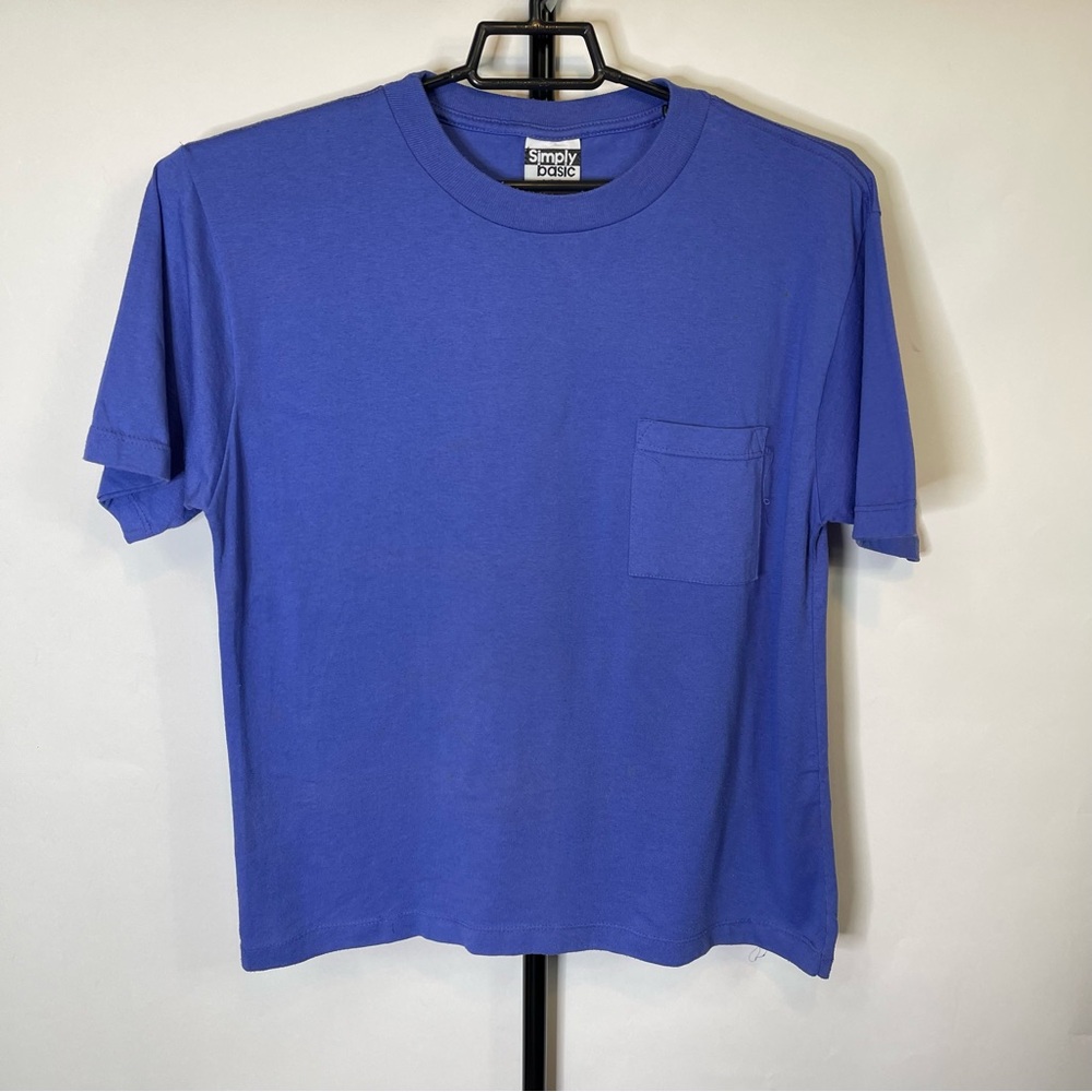 Vintage Simply Basic Purple Shirt Size Large Women’s